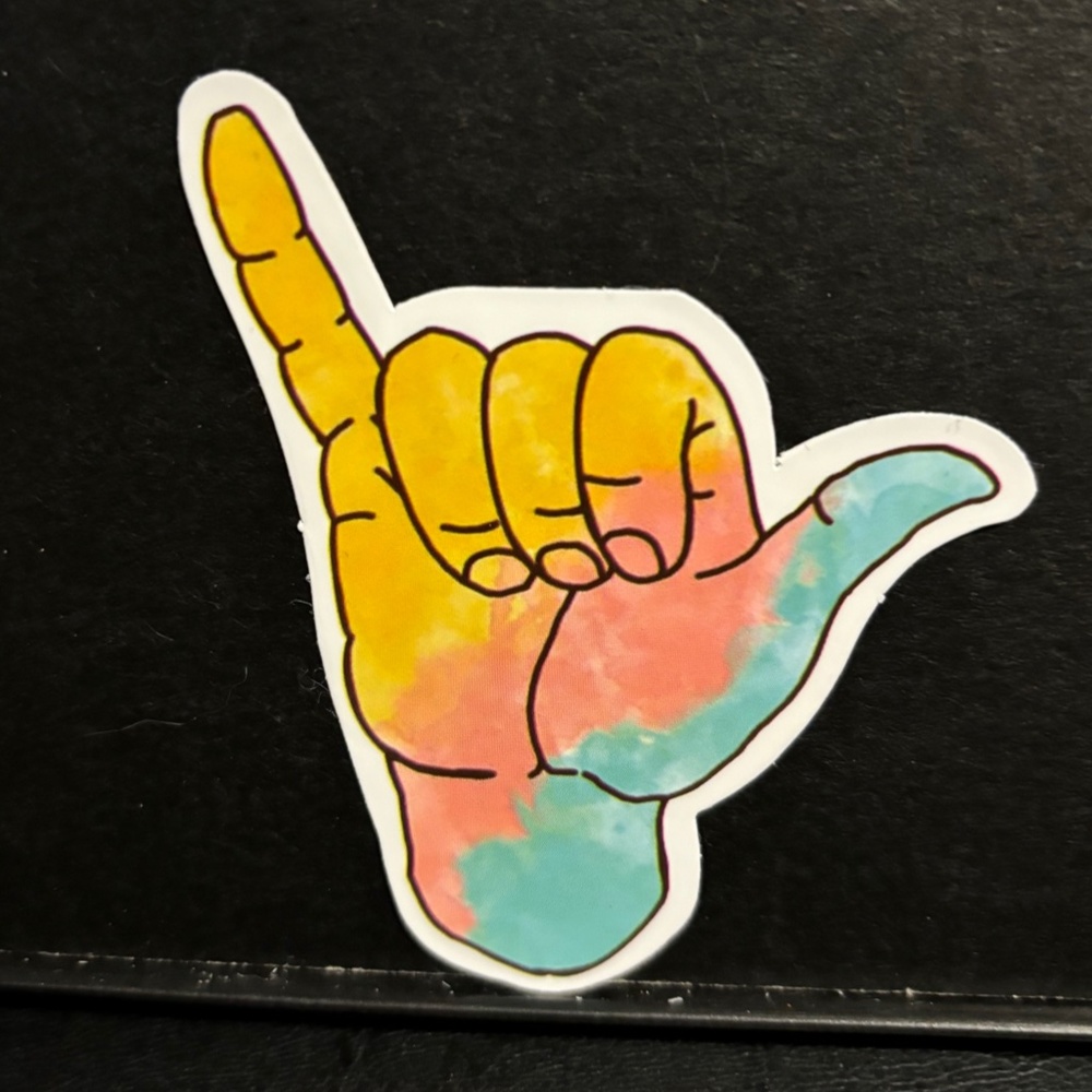 HANG 10 STICKER